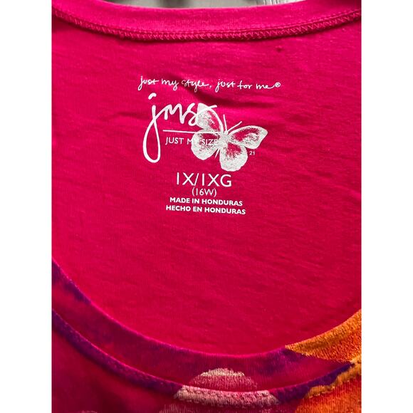 JMS bundle of four whimsy dress tees longer length NWT plus sz 1X 16W - Picture 11 of 16